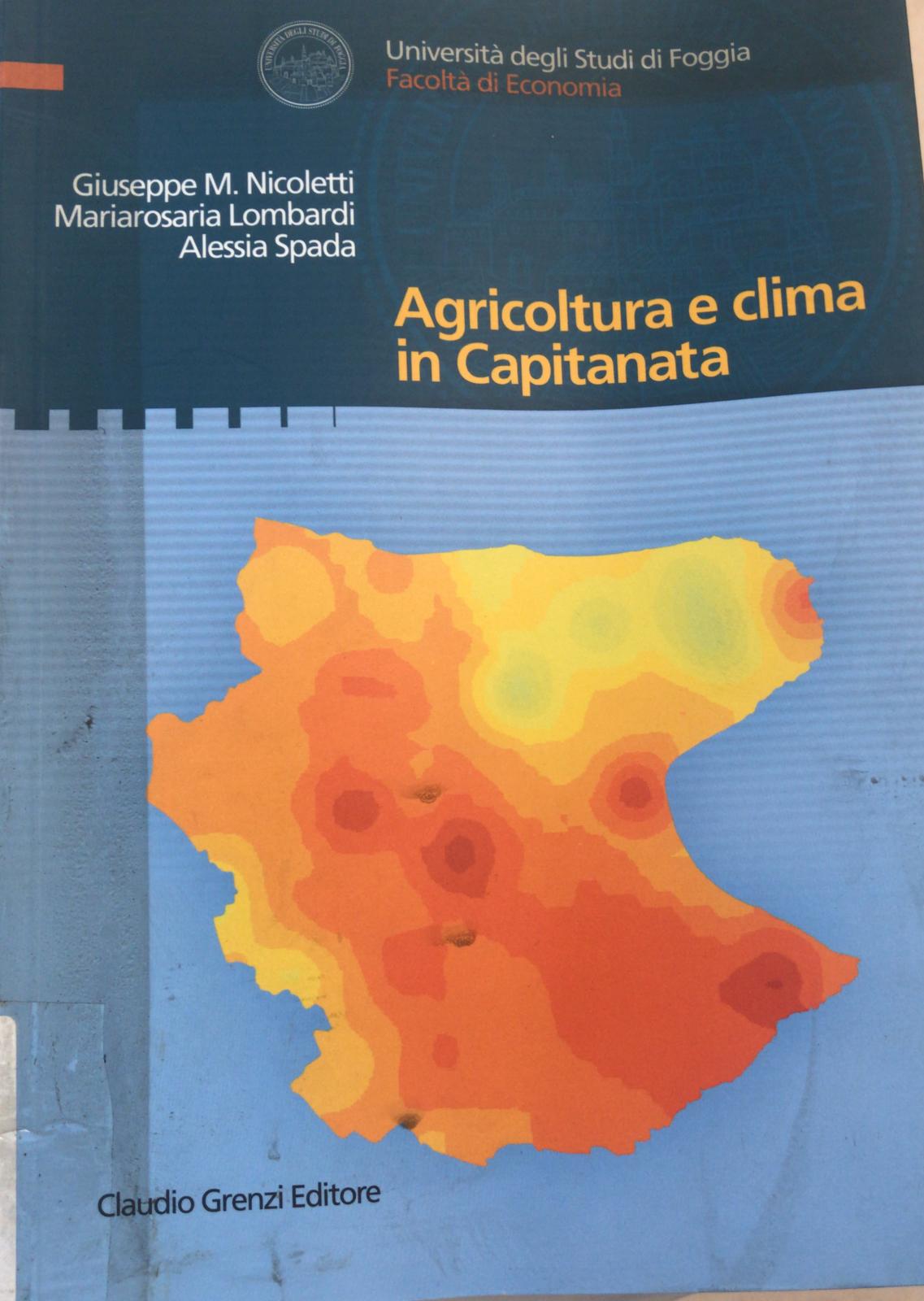 AGRICOLTURA E CLIMA in CAPITANATA